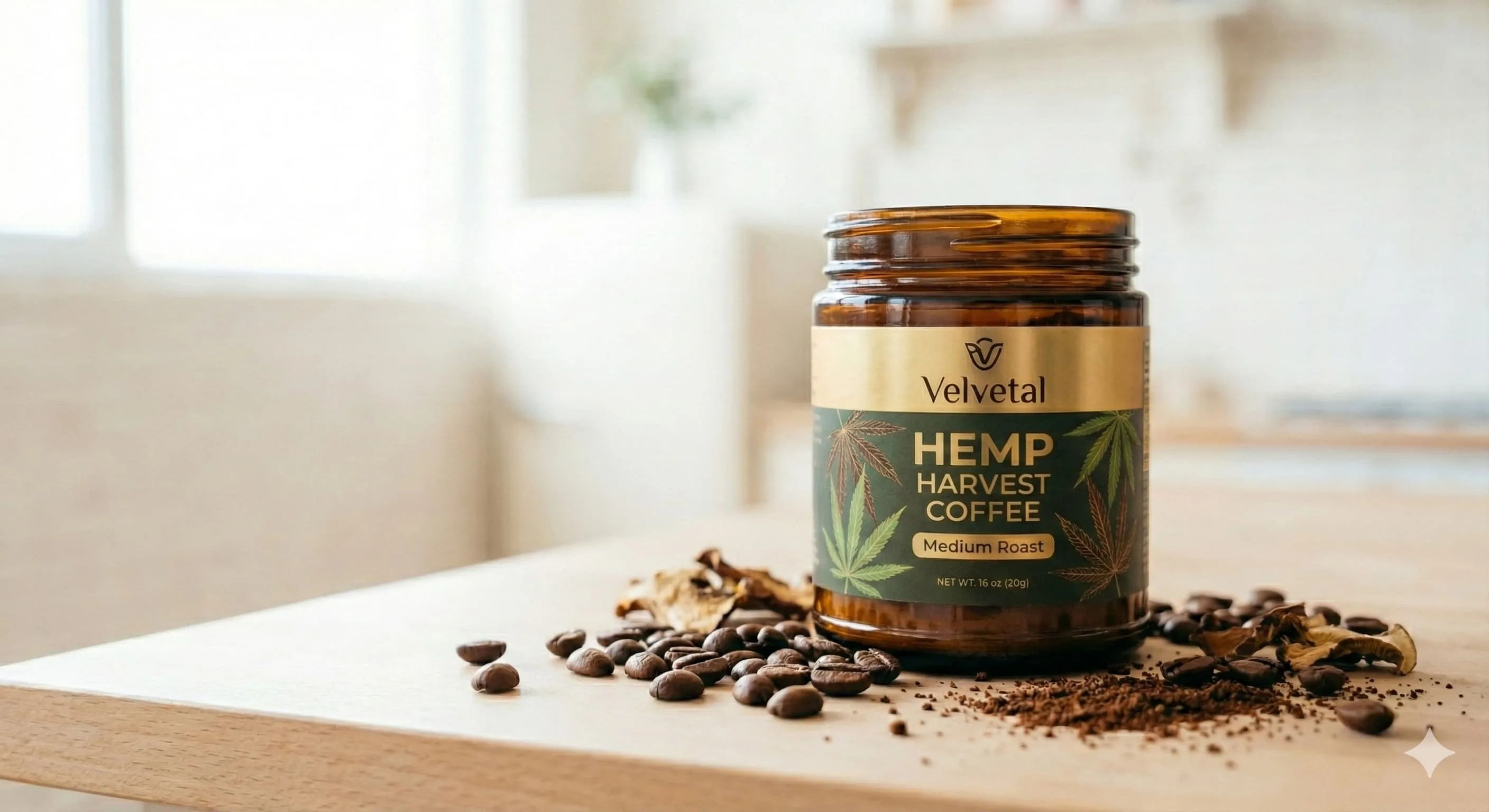 Hemp Harvest Coffee Medium Roast in Vineland (08318), Cumberland County, New Jersey — premium medium roast coffee