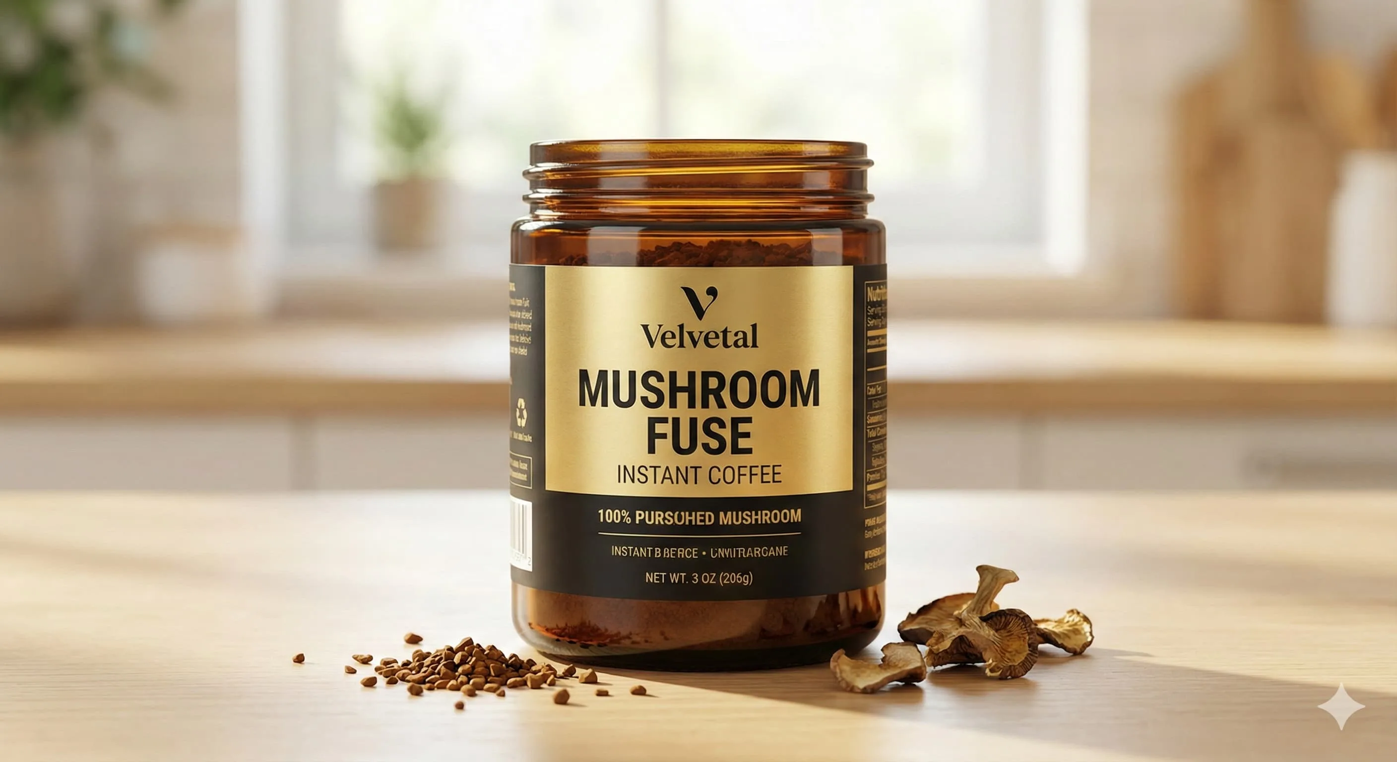 Mushroom Fuse Instant Coffee in Vineland (08318), Cumberland County, New Jersey — instant mushroom coffee blend